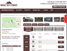 Tablet Screenshot of mogulselfstorage.com